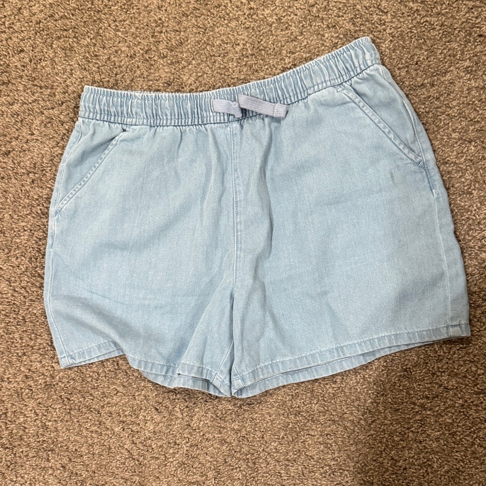 Cat & Jack Light Denim High Waist Shorts